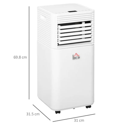 9000 BTU - 4-in-1 Air Conditioning Unit with Dehumidifier, 24hr Timer & Remote Control