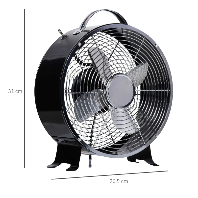 2-Speed 10" / 26cm - Tabletop / Personal Desk Fan with Safety Guard