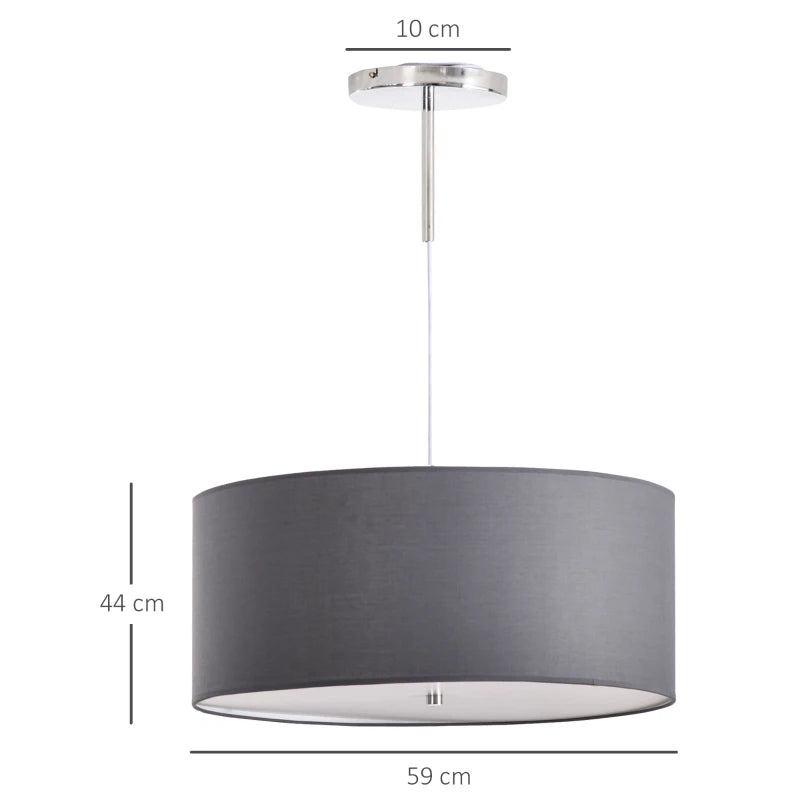 Pendant Light Fixture Ceiling Light Round Orbit Shade