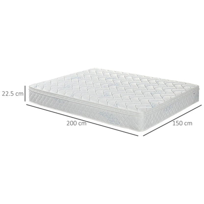 King Size - Pocket Sprung Mattress with Breathable Foam and Individually Wrapped Spring