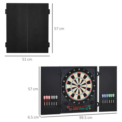 Kids Electronic Dartboard Set with 27 Game modes & 12 Soft Tip Darts