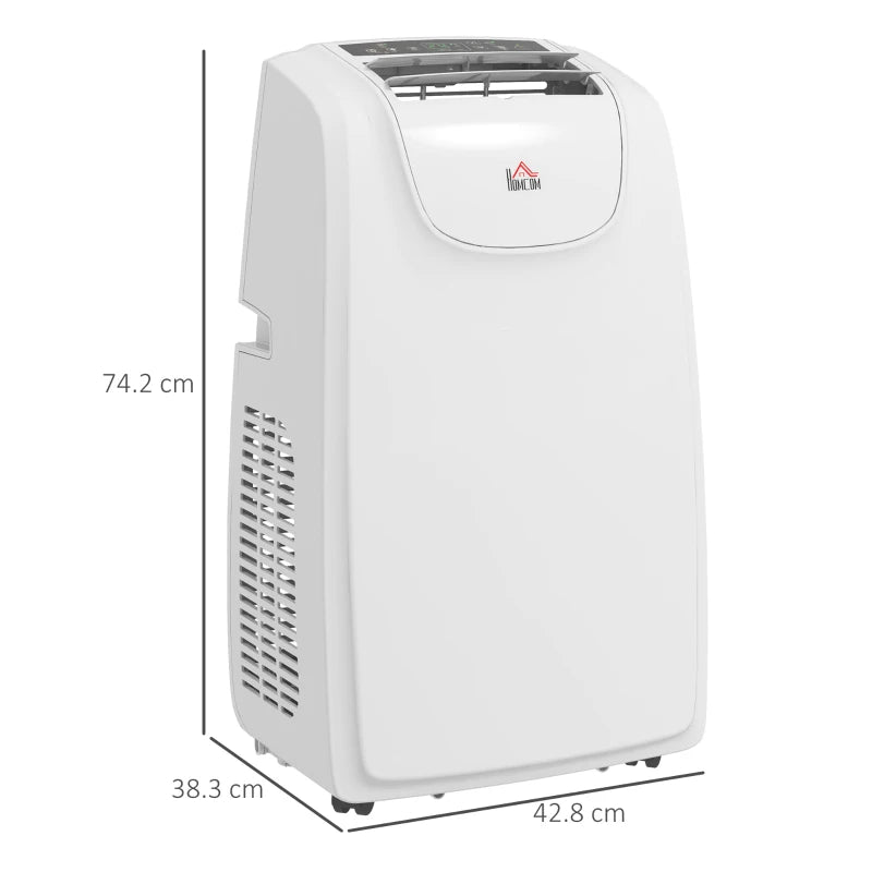 12,000 BTU - Portable Multi-Mode Air Conditioner Unit with Three Speed Settings and Remote Control