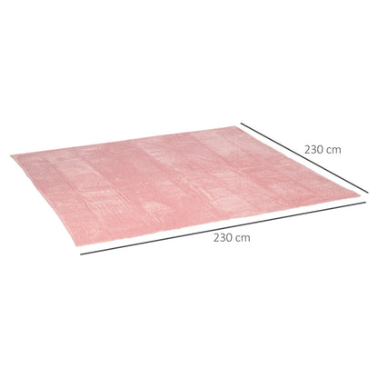 Large - Pink - Fleece Blanket / Reversible Warm Throw (King Size)