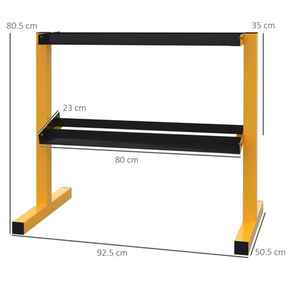 (270kg Capacity) - 2-Tier - Dumbbell Rack Stand / Organiser (Dumbbells not Included)