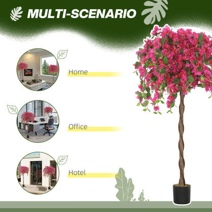 Artificial Plants Murraya, 120 cm Artificial Blossom, Fake Plants in Pot