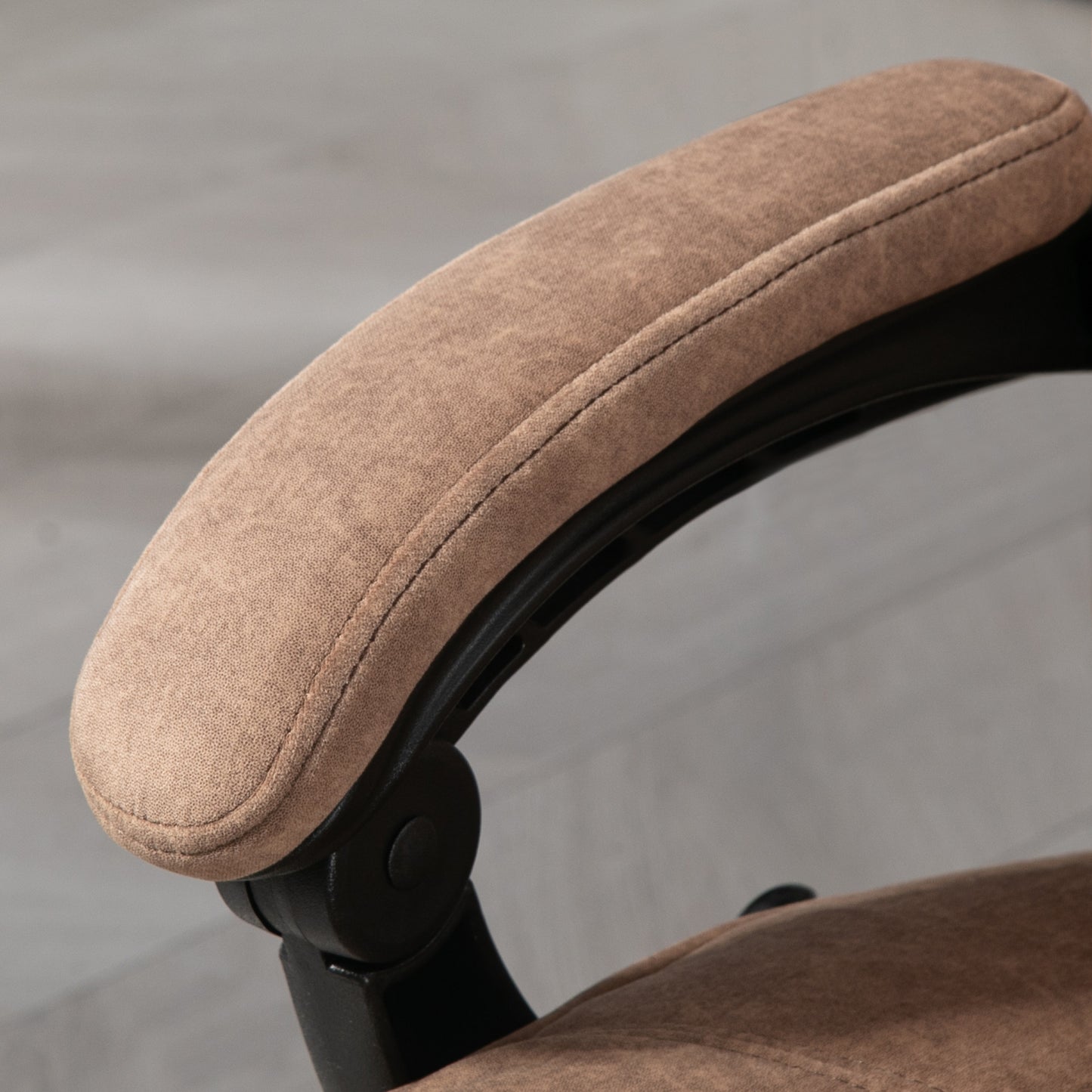 Massage Office Chair, Heated Reclining Computer Chair with Adjustable Height and Footrest, Brown