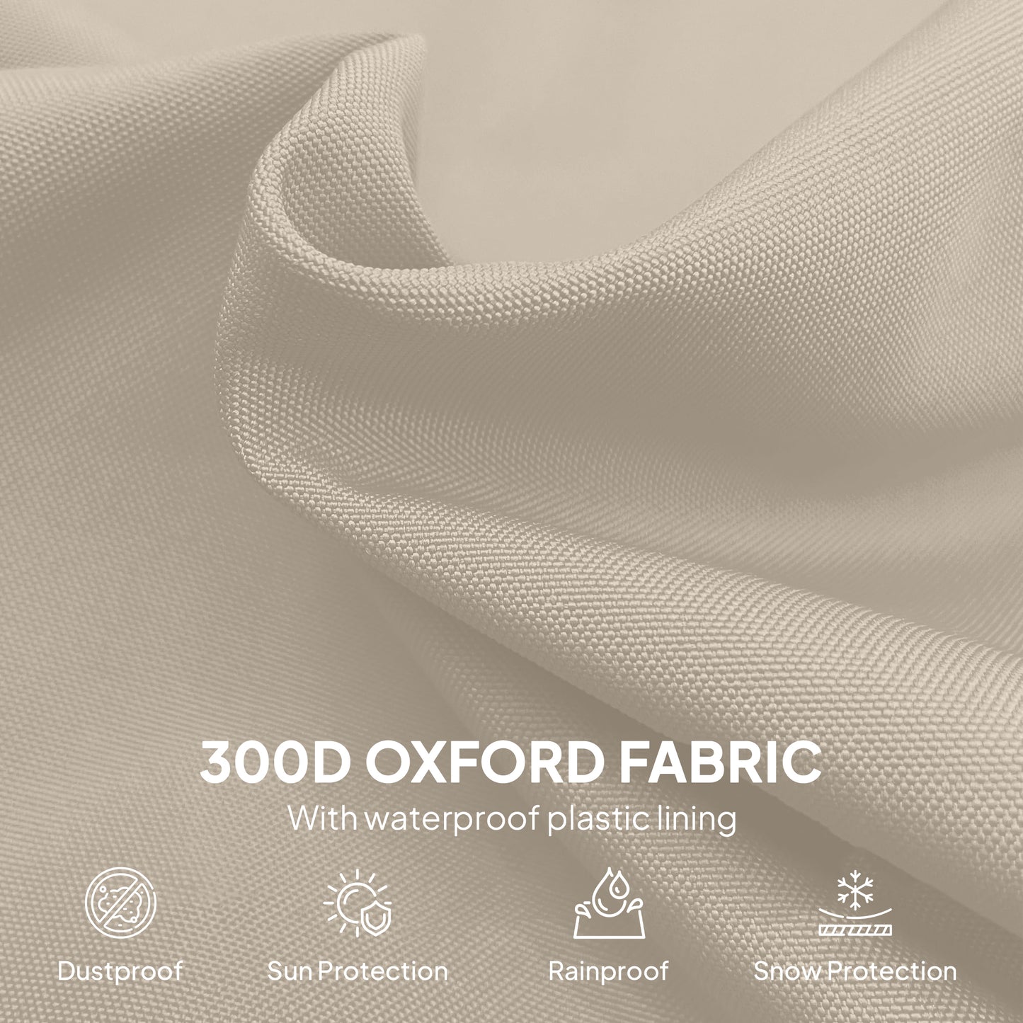 Parasol Cover, 300D Oxford Cantilever Umbrella Cover Fit for 2-4m Parasol