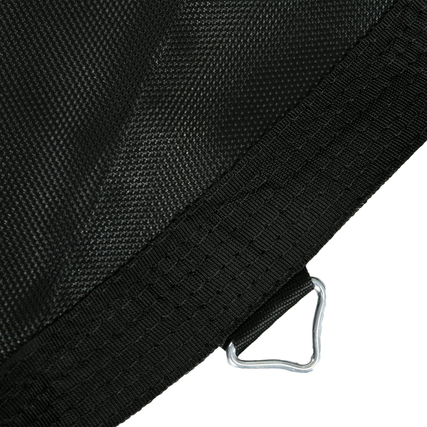 Trampoline Replacement Mat with Spring Pull Tool, 54 V-Hooks, for 10ft Trampoline using 14cm Springs, Black