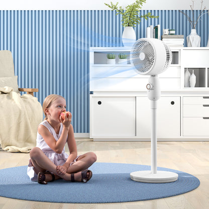 Pedestal Fan, Powerful Air Circulator, 36 Inch Floor Standing Fan with 3 Speed Settings, 70° Oscillating for Bedroom