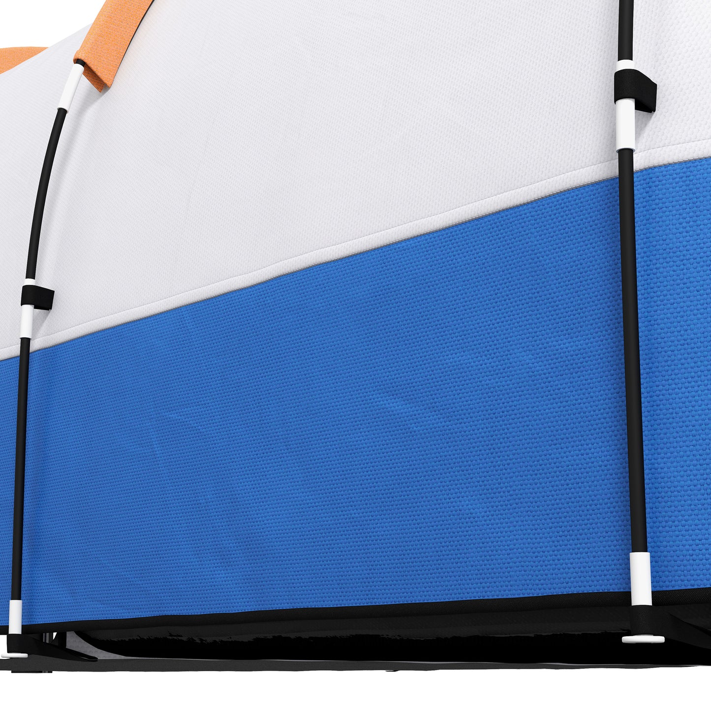 Two Man Two-Room Tent, with Porch and Accessories - Orange