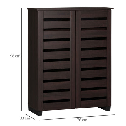 15 Shoe Storage Cabinet - Wood-Effect