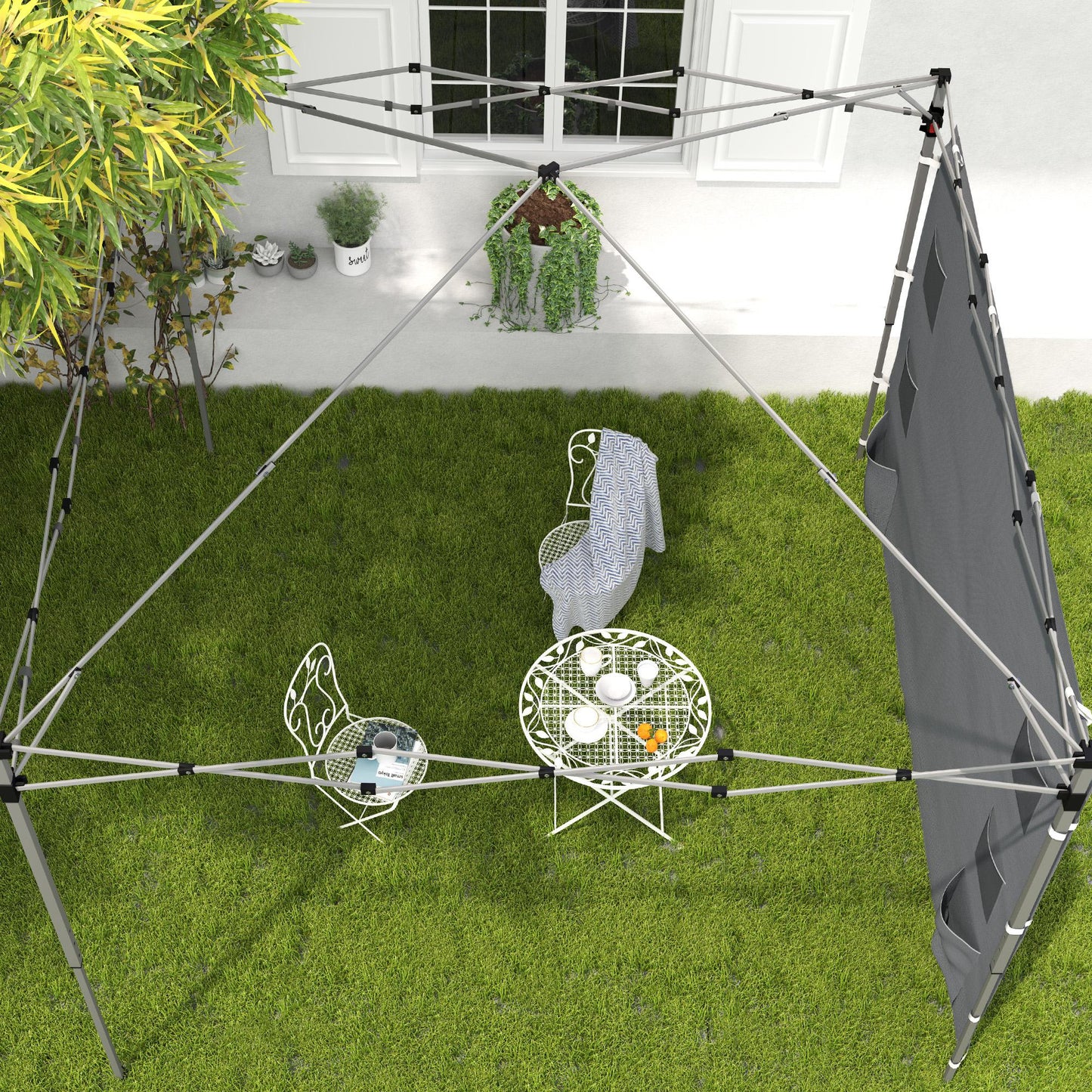 195 x 295cm Replacement Gazebo Sidewall - Grey