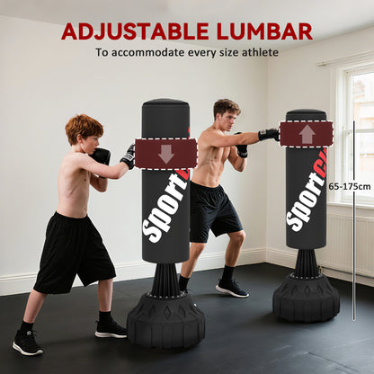 175cm Heavy Boxing Bag with Stand and Suction Cup Base