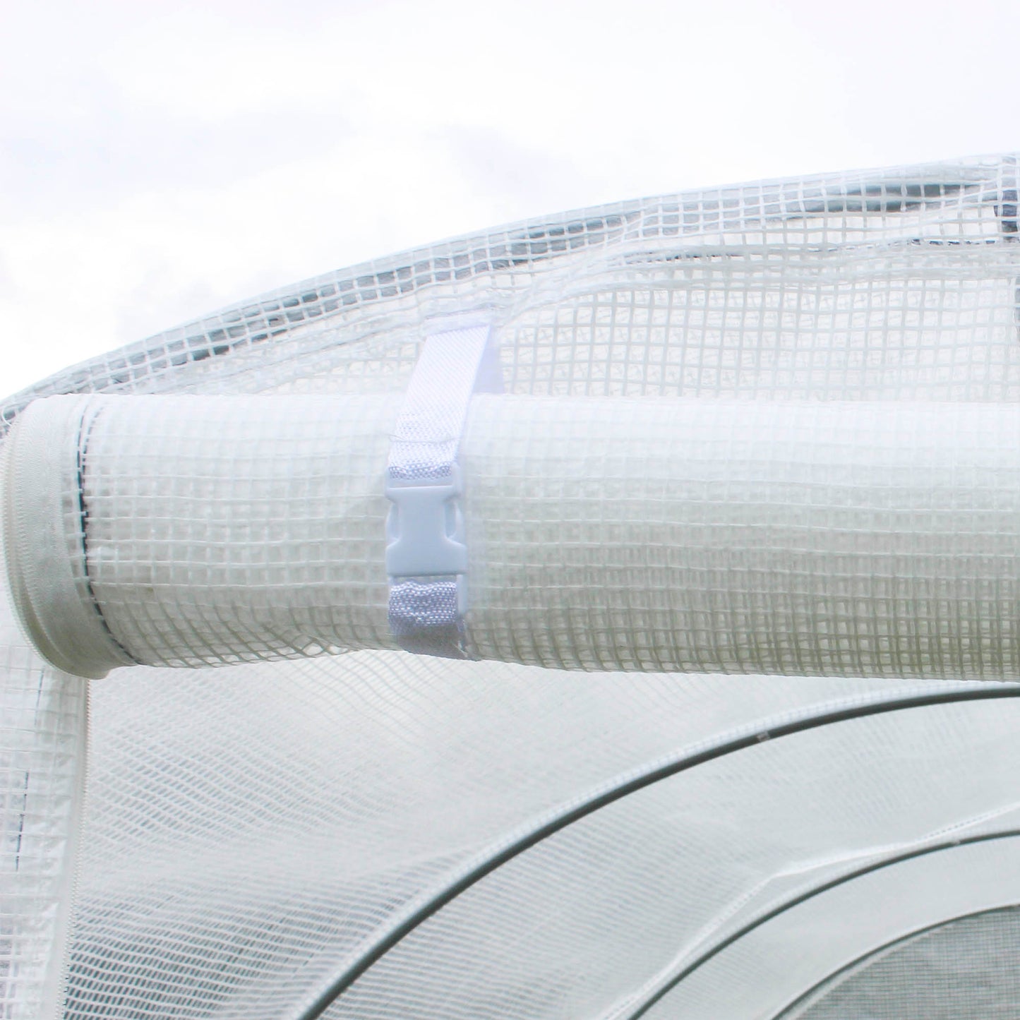 3 x 2 x 2m Polytunnel Greenhouse Replacement Cover ONLY Winter Garden Plant PE Cover for Tunnel Walk-in Greenhouse with Roll