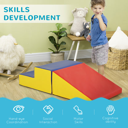 2-Piece Soft Playset for Toddlers, Climbing, Crawling, For ages 12-36 Months, Red