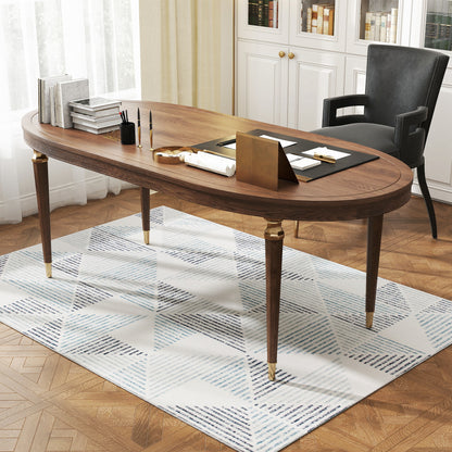 Modern Area Rug, Geometric Pattern Non-Slip Washable Rug, Soft Floor Carpet for Living Room, Bedroom, Dining Room