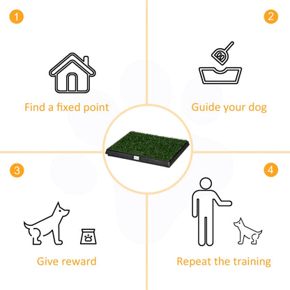 Indoor / Outdoor Grass Pet Toilet Training Mat with Urine Tray