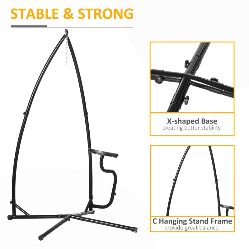 Hammock Swing Chair Stand (Stand Only) - Hammock Sold Separately