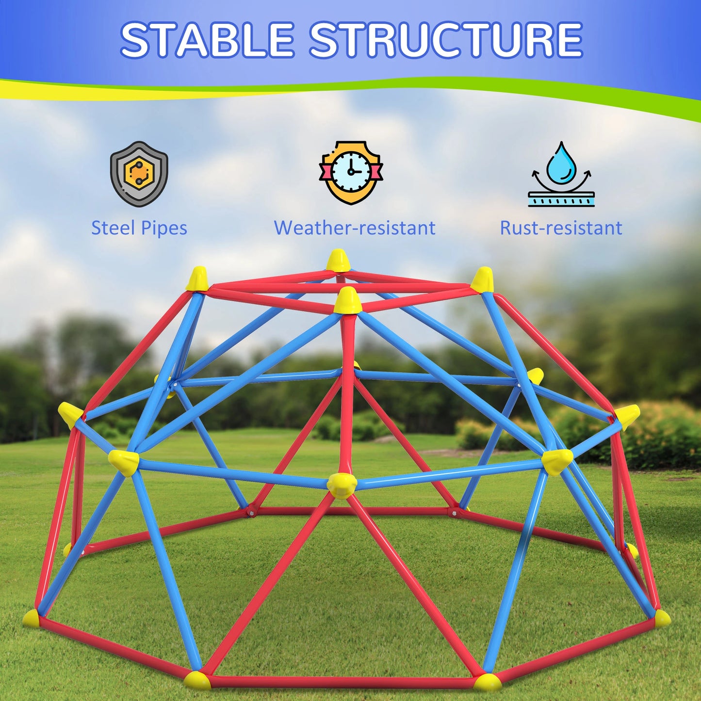 Dome Design Steel Climbing Frame