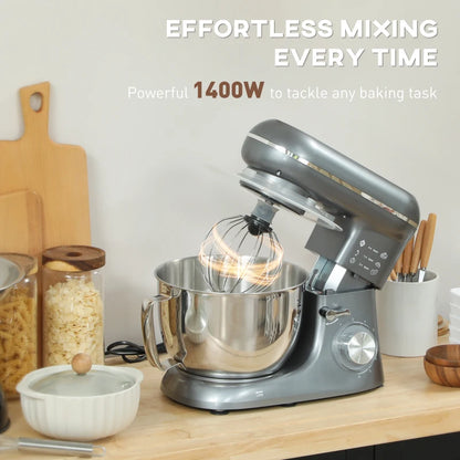 Kitchen Aiding - Electric Stand Mixer - with multiple Accessories - 1300W