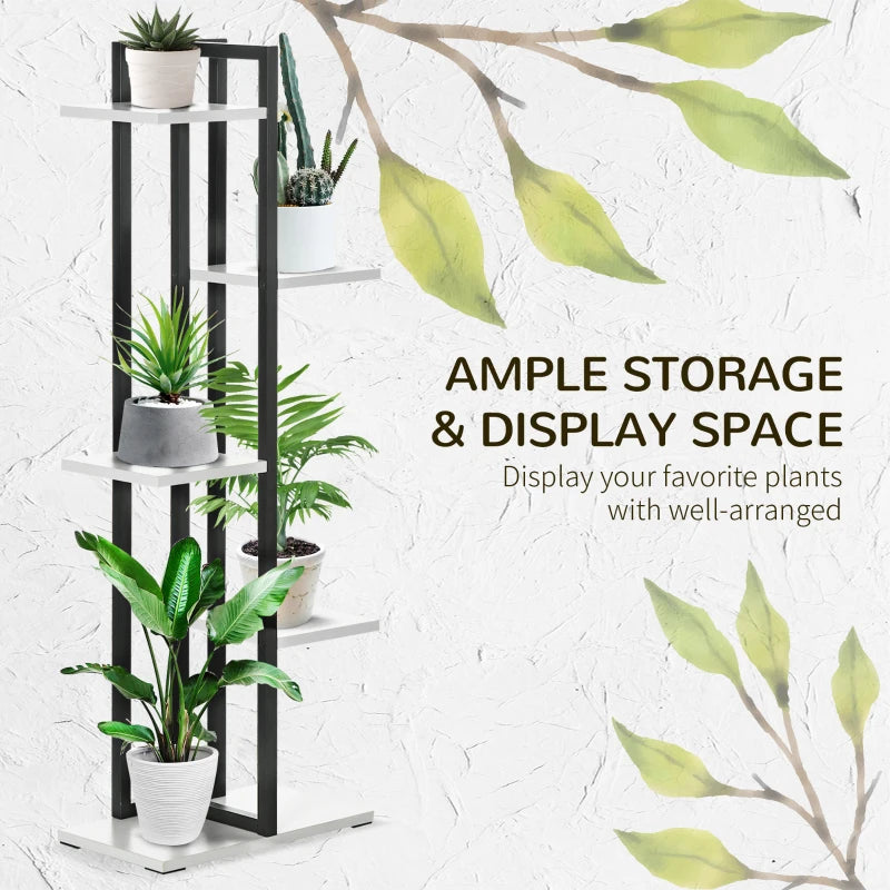 5-Tier Plant Pot Stand / Flower Rack Shelving Organiser