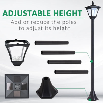 (1.2m) - Set of 2 Small London Street Style Garden Lamp Posts