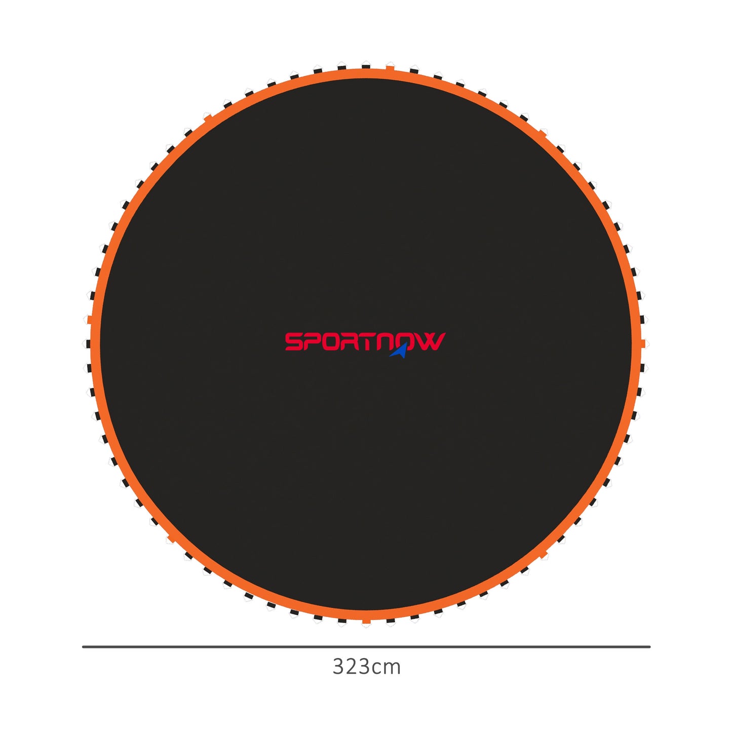Replacement Trampoline Mat with Spring Pull Tool, 72 V-Hooks, for 12ft Trampoline using 14cm Springs, Orange