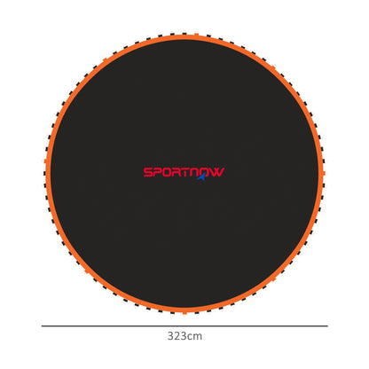 Replacement Trampoline Mat with Spring Pull Tool, 72 V-Hooks, for 12ft Trampoline using 14cm Springs, Orange