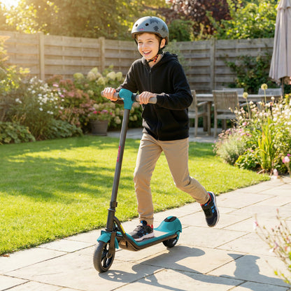 Electric Scooter for Kids, with LED Display, Green