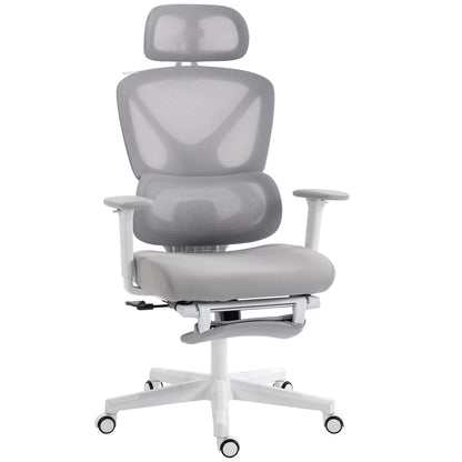 Ergonomic and Adjustable Office Chair - Grey