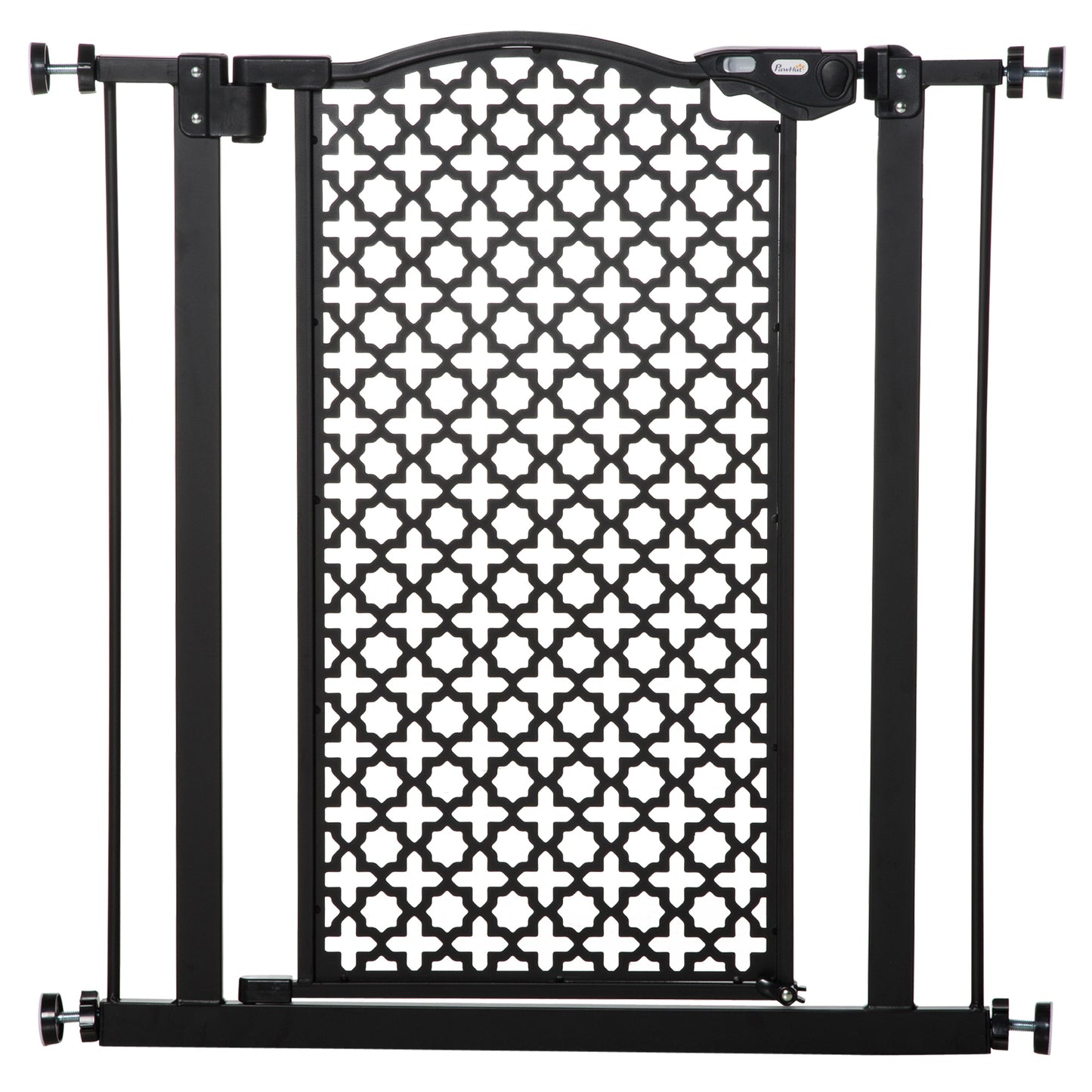 74-80 cm Pressure Fit Safety Gate for Doorways and Staircases, Dog Gate, Pet Barrier for Hallways with Auto Close