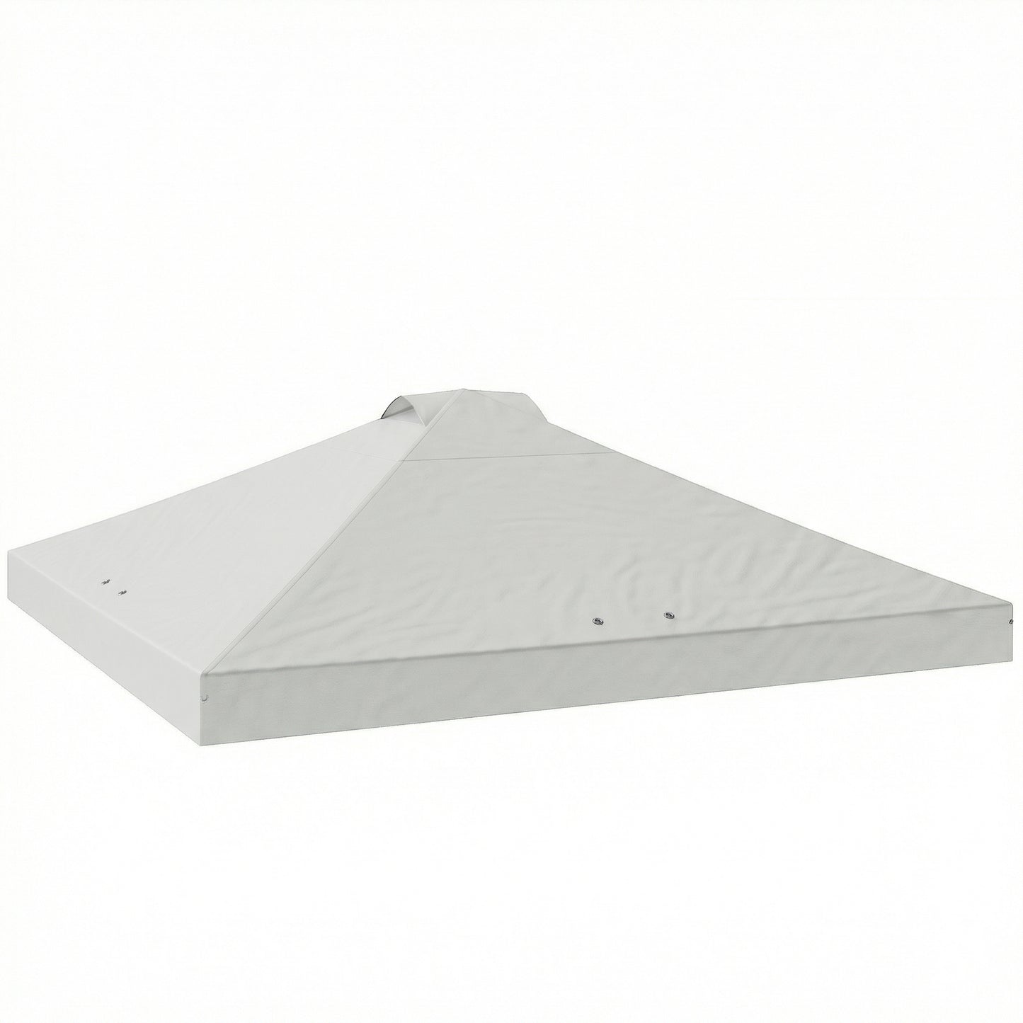 Gazebo Roof Replacement UV50+ Waterproof Pop Up Canopy Cover with 8 Drainage Holes 3 x 3 m White