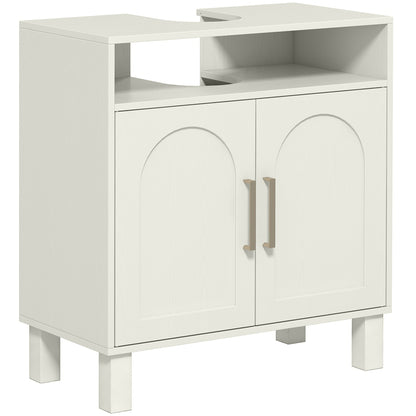 Under Sink Cabinet for Basin without Pedestal - Cream White