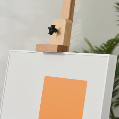 Wooden Easel Stand H-Frame Artist Easel with 171-230cm Adjustable Height and 0-80° Working Angles Beech Wood Art Easel for Di