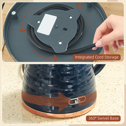 3kW Rapid Boil Honeycomb Kettle - Dark Blue
