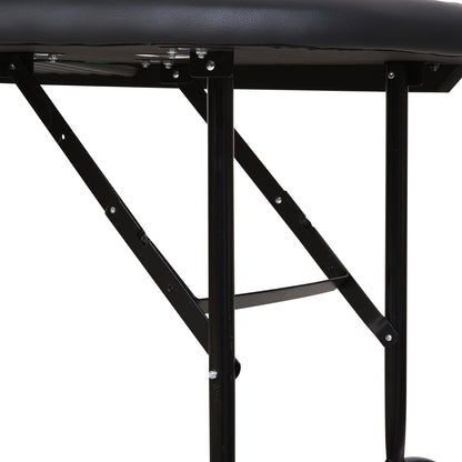 Poker Table, 7-Player Folding Blackjack Table with Chip Tray, Cup Holders, Padded Rails, 182 x 91 x 75 cm, Green