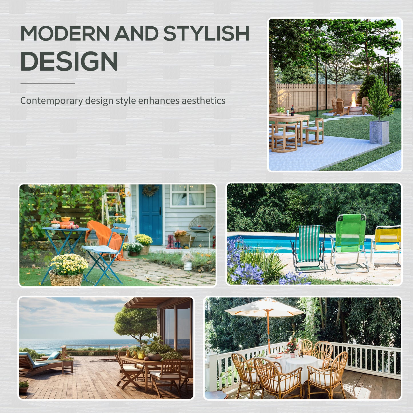 8-Seater Garden Rattan Furniture Rattan Corner Dining Sofa Set Wicker Conservatory Furniture Lawn Patio Coffee Table Foot Sto