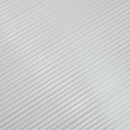 14 Pieces Polycarbonate Sheets, 121 x 61 x 0.4cm Twin-Wall Plastic Roofing Sheets, 10m² Replacement Greenhouse Panels