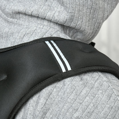10KG Weighted Vest, Running Weight Vest with Adjustable Strap, Convenient Pocket and Reflective Strips for Men and Women