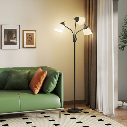 Arc Tree Floor Lamp with 3 Adjustable Rotating Lights and 3000K/4500K/6500K Colour Temperatures