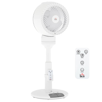 Standing Fan for Bedroom, 28" Pedestal Fan with Remote, 70° Oscillating, 90° Vertical Tilt, 3 Speeds, Adjustable Height