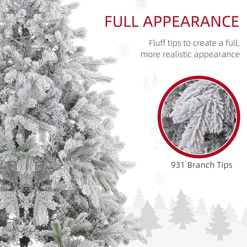 5ft - Small Snowy Style Prelit Christmas Tree