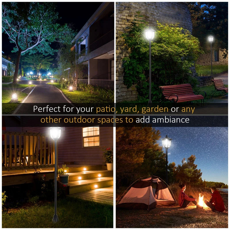 (1.2m) - Set of 2 Small London Street Style Garden Lamp Posts