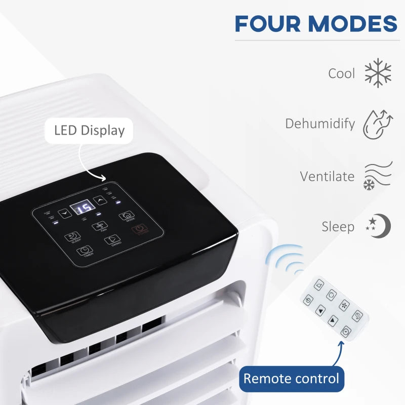 10,000 BTU - 3-in-1 - Portable Air Conditioning Unit with Dehumidifier, Cooling Fan and Remote Control