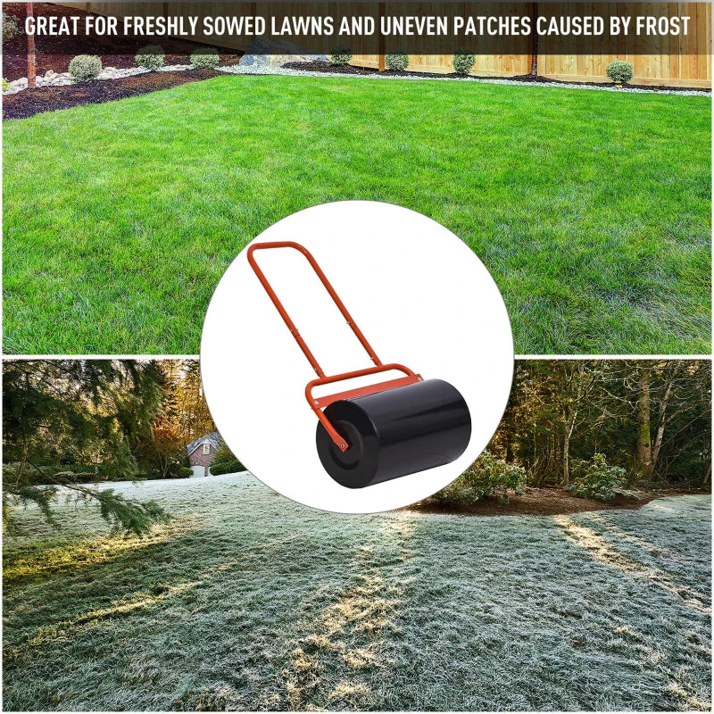 38L - Combination Push/Tow Lawn Roller Filled with Sand or Water