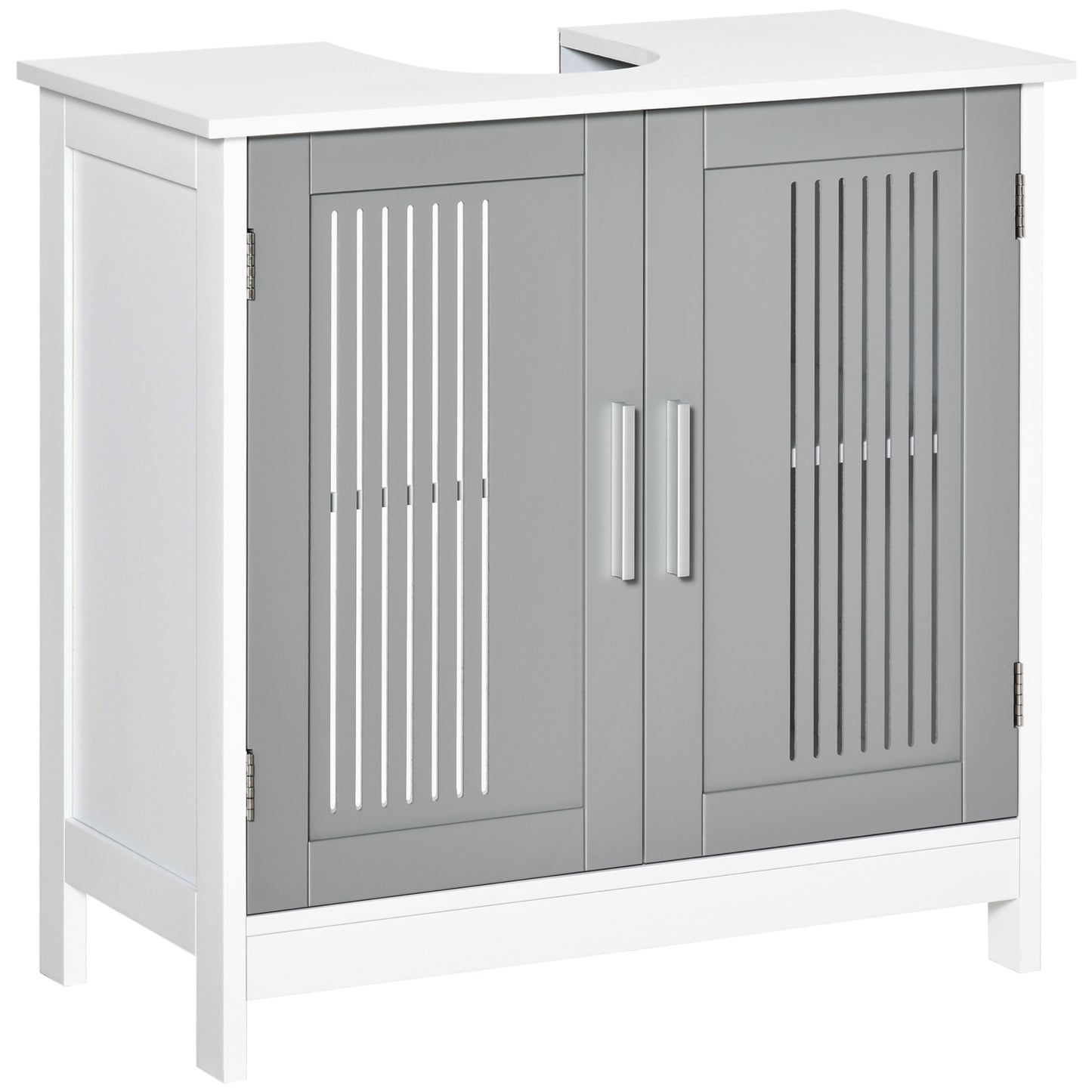 Modern Under Sink Cabinet with 2 Doors, Bathroom Vanity Unit, Pedestal Under Sink Design