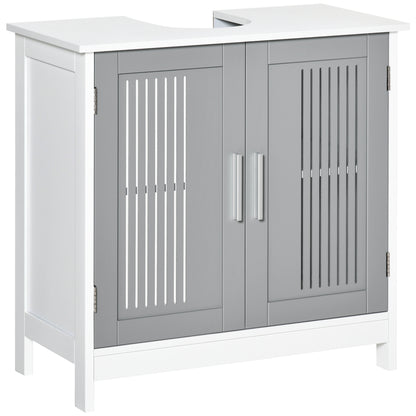 Modern Under Sink Cabinet with 2 Doors, Bathroom Vanity Unit, Pedestal Under Sink Design
