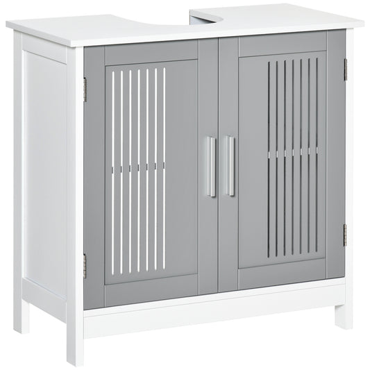 Modern Under Sink Cabinet with 2 Doors, Bathroom Vanity Unit, Pedestal Under Sink Design