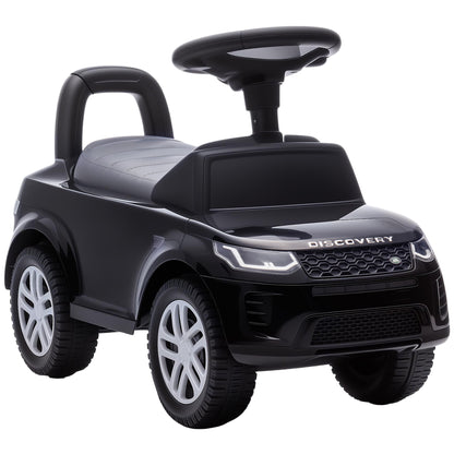 Land Rover Licensed Toddler Ride on Car with Horn, Engine Sounds, Under-Seat Storage, for 18-36 Months, Black