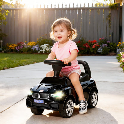 Ride on Car Baby Toddler Walker Foot to Floor Sliding Car Slider, Black
